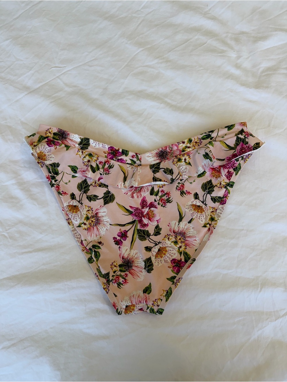 Hanky Panky Ruffle Floral Summer Bikini Bottom - Picture 4 of 4